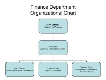 Is Finance Department Capitalized